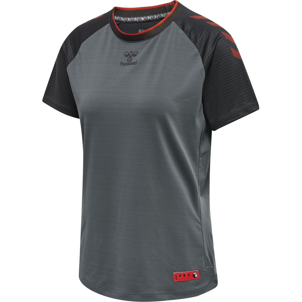 Hummel Hmlpro Grid Game Jersey S/S Wo - quiet shade/forged iron