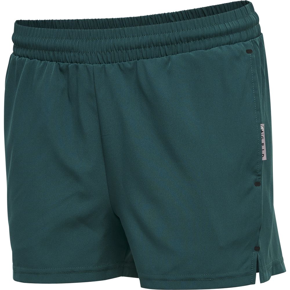 Hummel Hmlmove Grid Woven Shorts Woman - deep teal