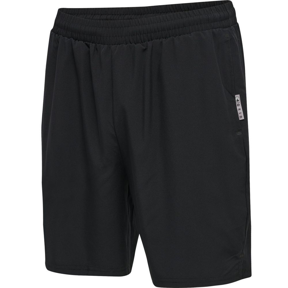 Hummel Hmlmove Grid Woven Shorts - black