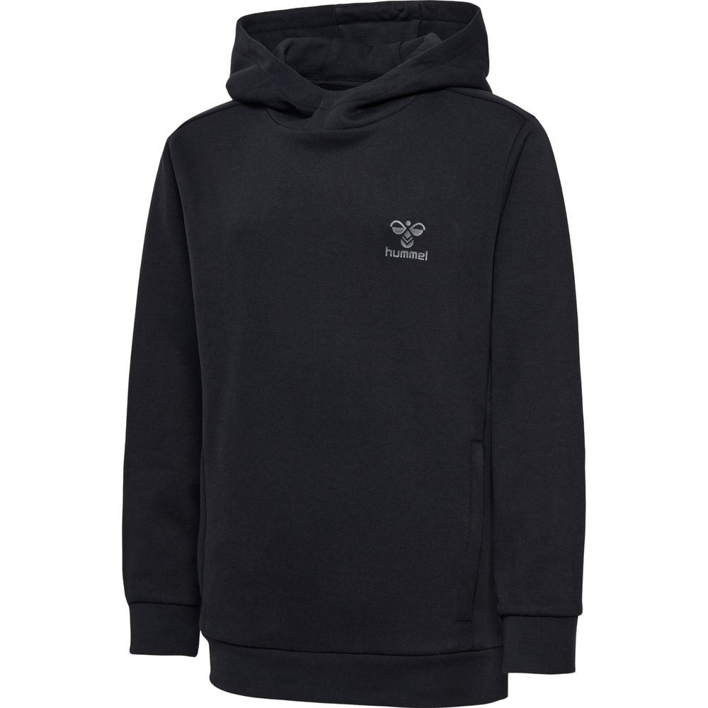 Hummel Hmloffgrid Hoodie Kids - jet black/forged iron