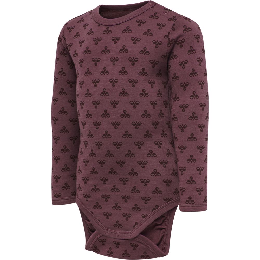 Hummel Hmlbambo Body L/S - roan rouge