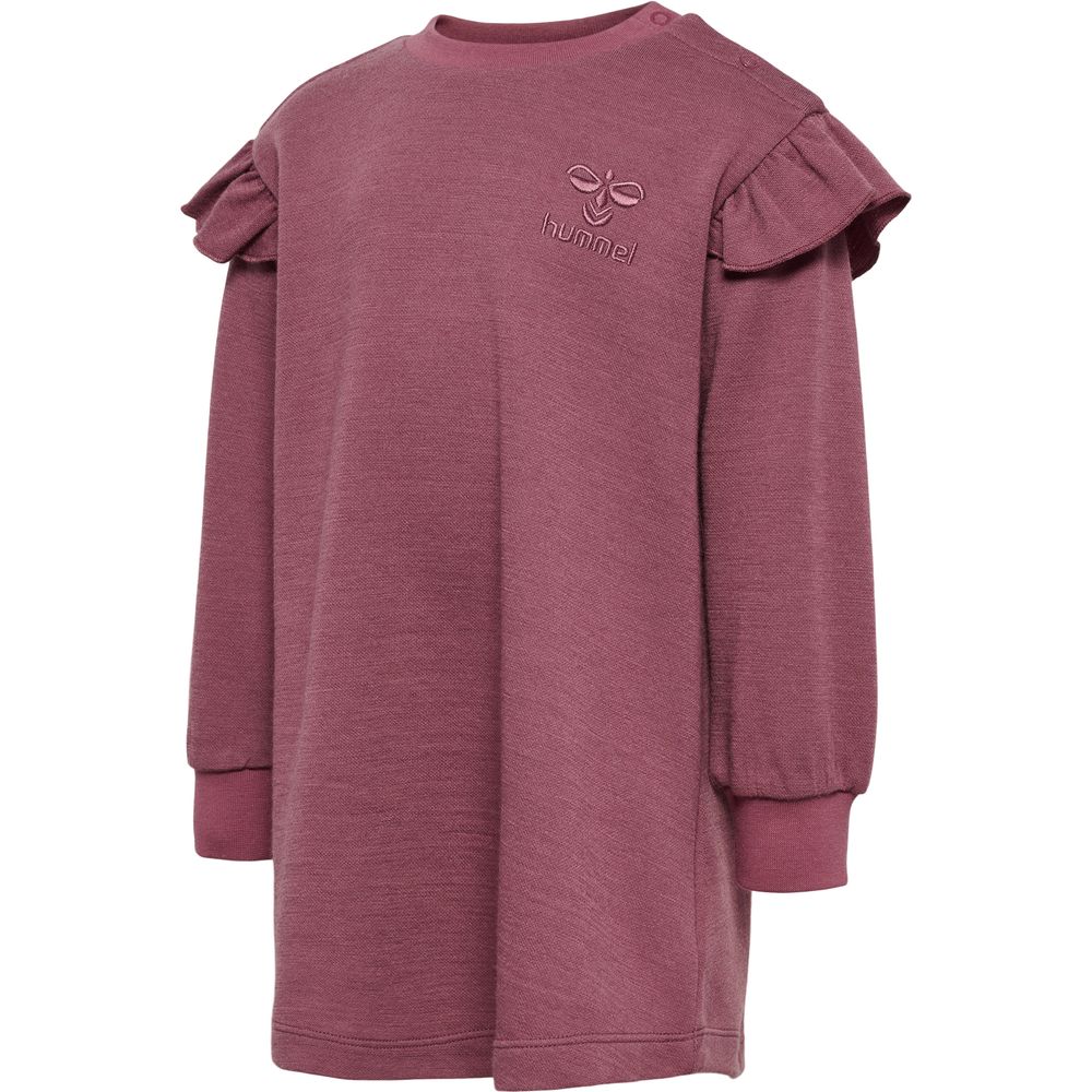 Hummel Hmlwulbato Dress Ls - rose brown
