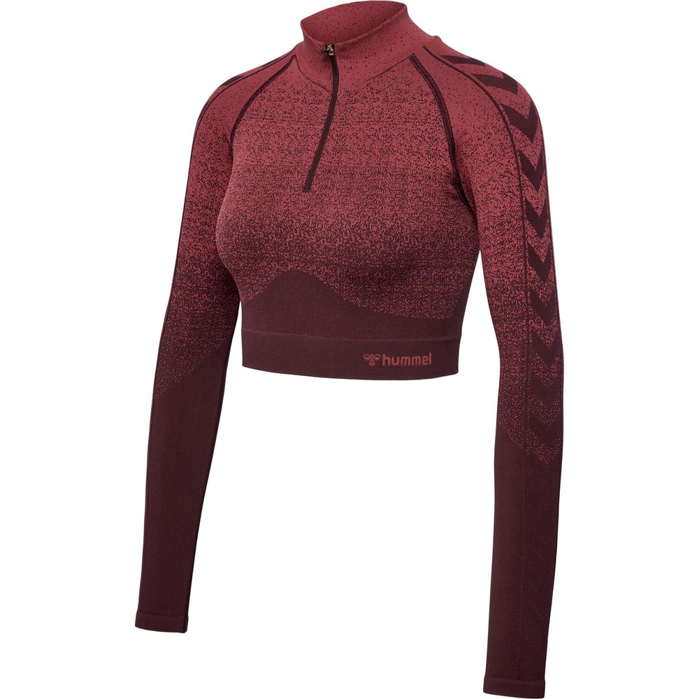 Hummel MT Fade Seamless Half Zip Longsleeve