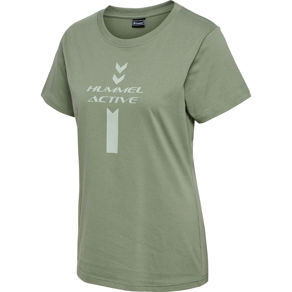 Hummel Hmlactive Graphic Co Tee S/S Woman - sea spray