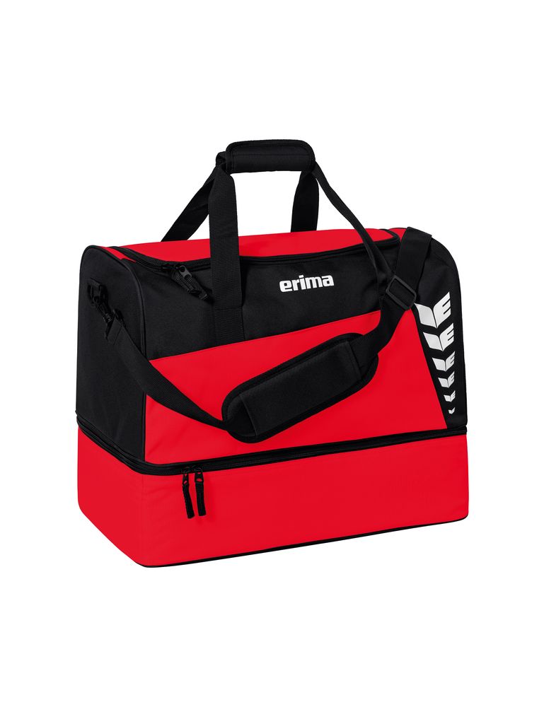 Erima Six Wings Sportsbag With Bottom Cas - red/black