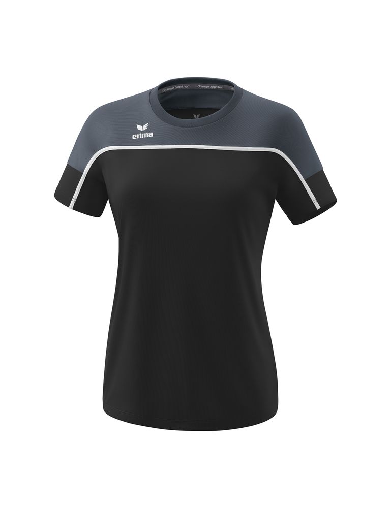 Erima Change T-Shirt Function - black grey/slate grey/white