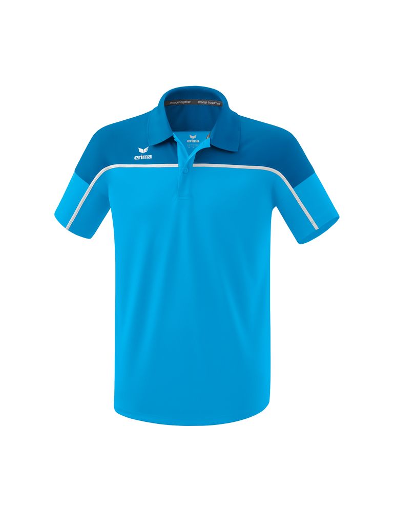 Erima Change Poloshirt Function - curacao/mykonos/white