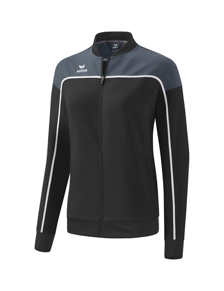 Erima Change Presentation Jacket - black grey/slate grey/white