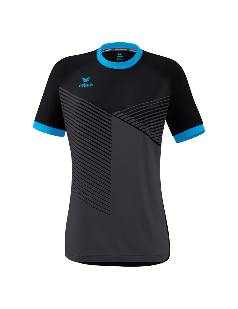 Erima Mantua Jersey Shortsleeve - black/curacao