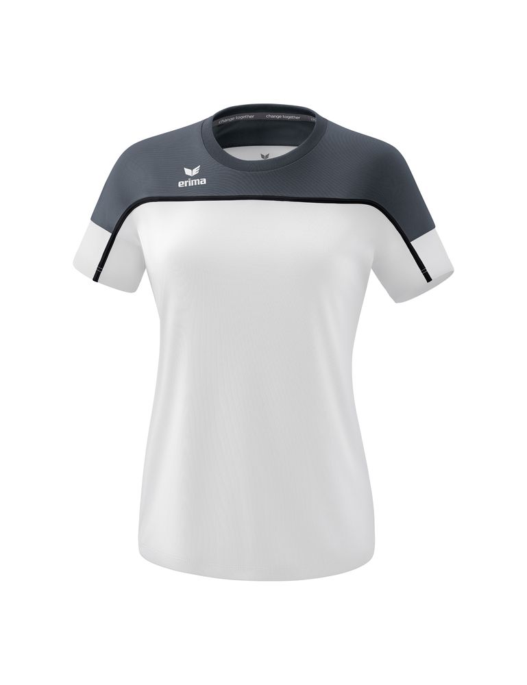 Erima Change T-Shirt Function - white/slate grey/black