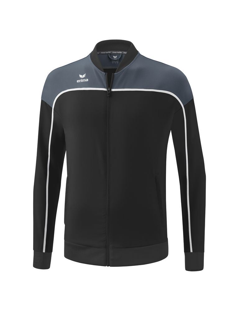 Erima Change Presentation Jacket - black grey/slate grey/white