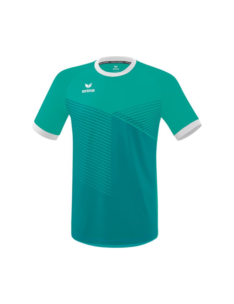 Erima Mantua Jersey Shortsleeve - columbia/white