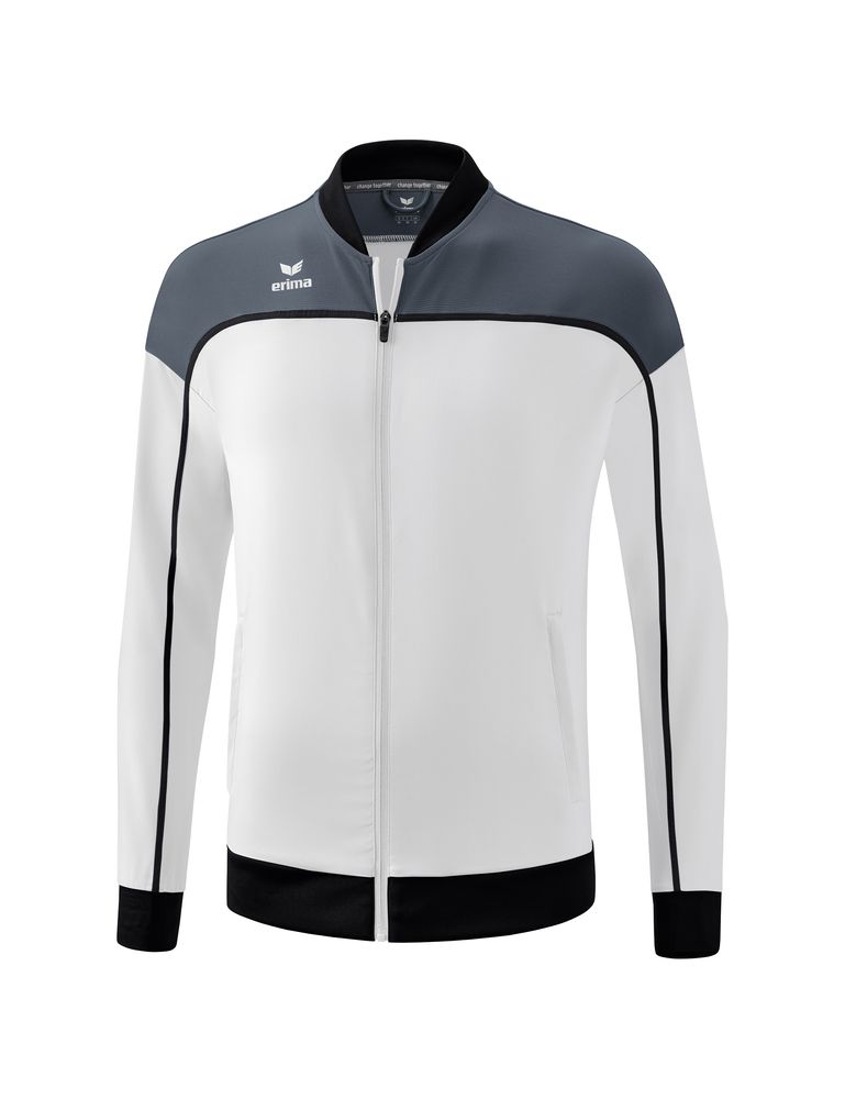 Erima Change Presentation Jacket - white/slate grey/black