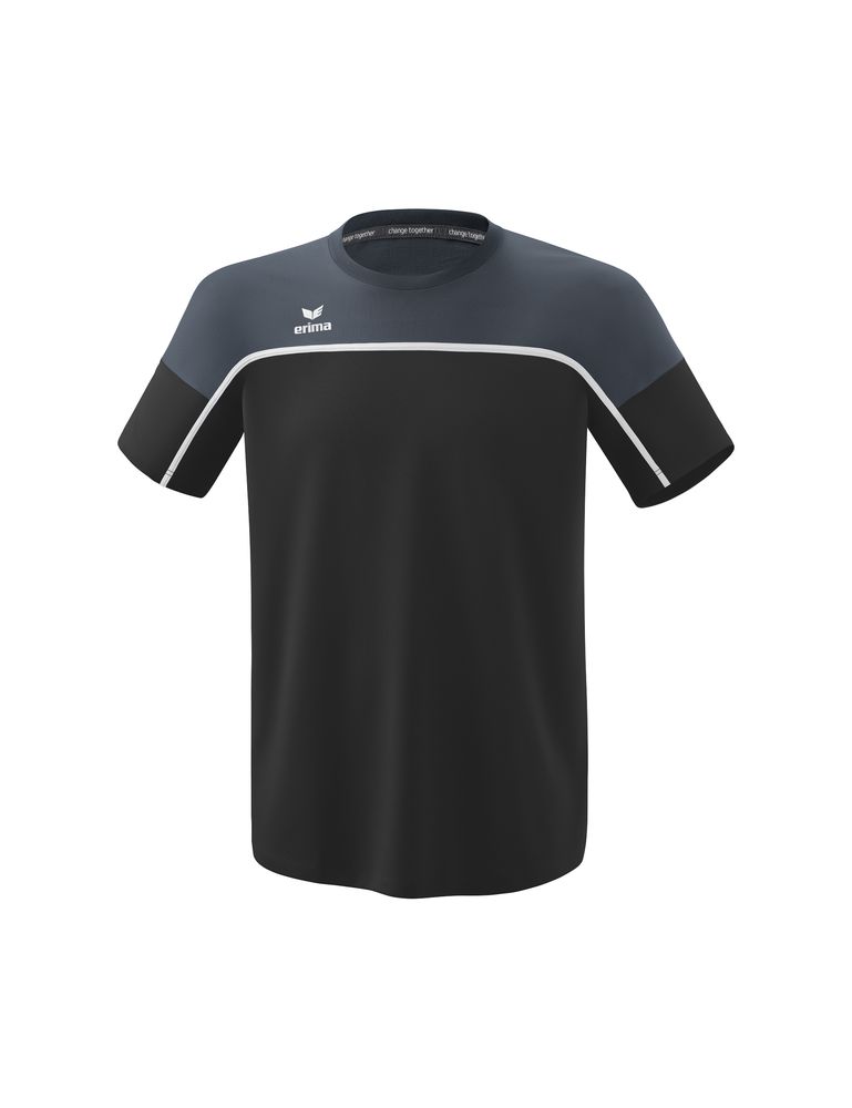 Erima Change T-Shirt Function - black grey/slate grey/white