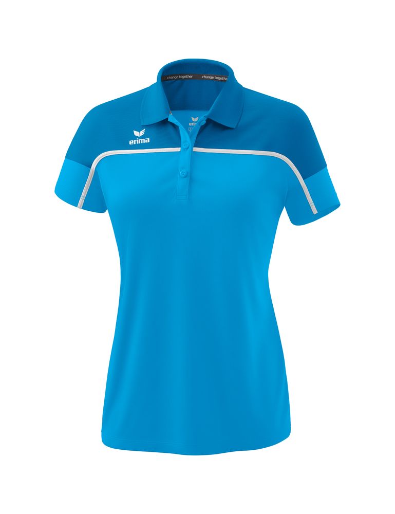 Erima Change Poloshirt Function - curacao/mykonos/white