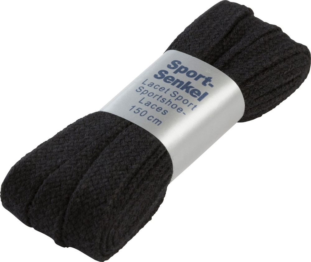 Pro Touch Schnürsenkel 150 Cm Flach Breit - schwarz002