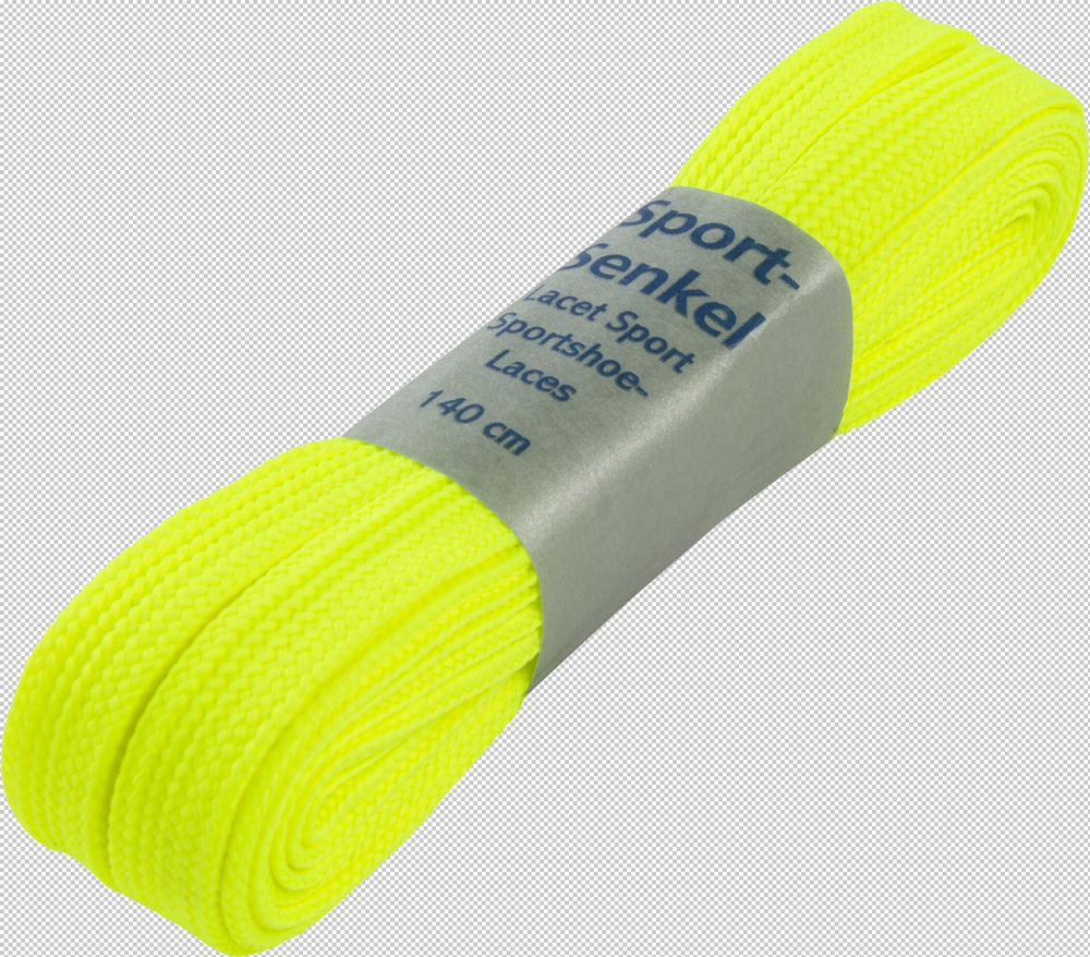 Pro Touch Schnürsenkel 140 Cm Flach Breit - neon gelb