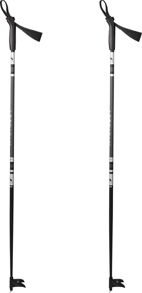 McKINLEY Ki.-Ll-Skistock Active Alu Jr - black/silver/anthrac