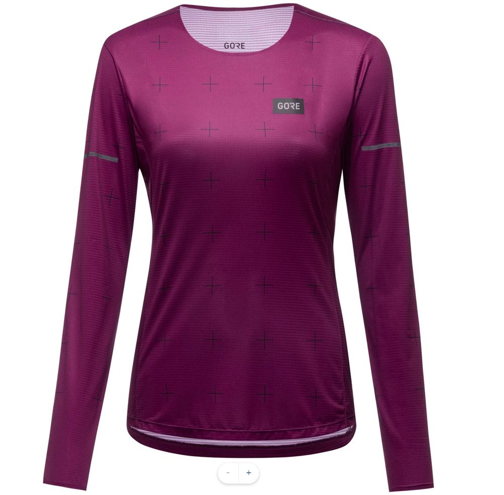 Gore Contest Langärmeliges Shirt Damen - process purple