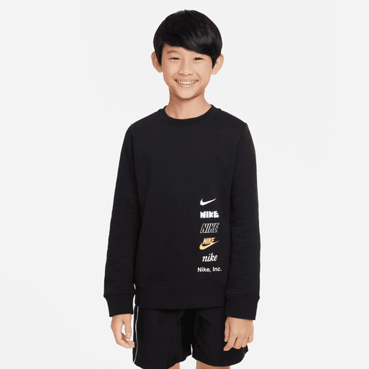 Nike Kinder T-Shirt Kinder Infants Pullover B NSW BB MLOGO CREW