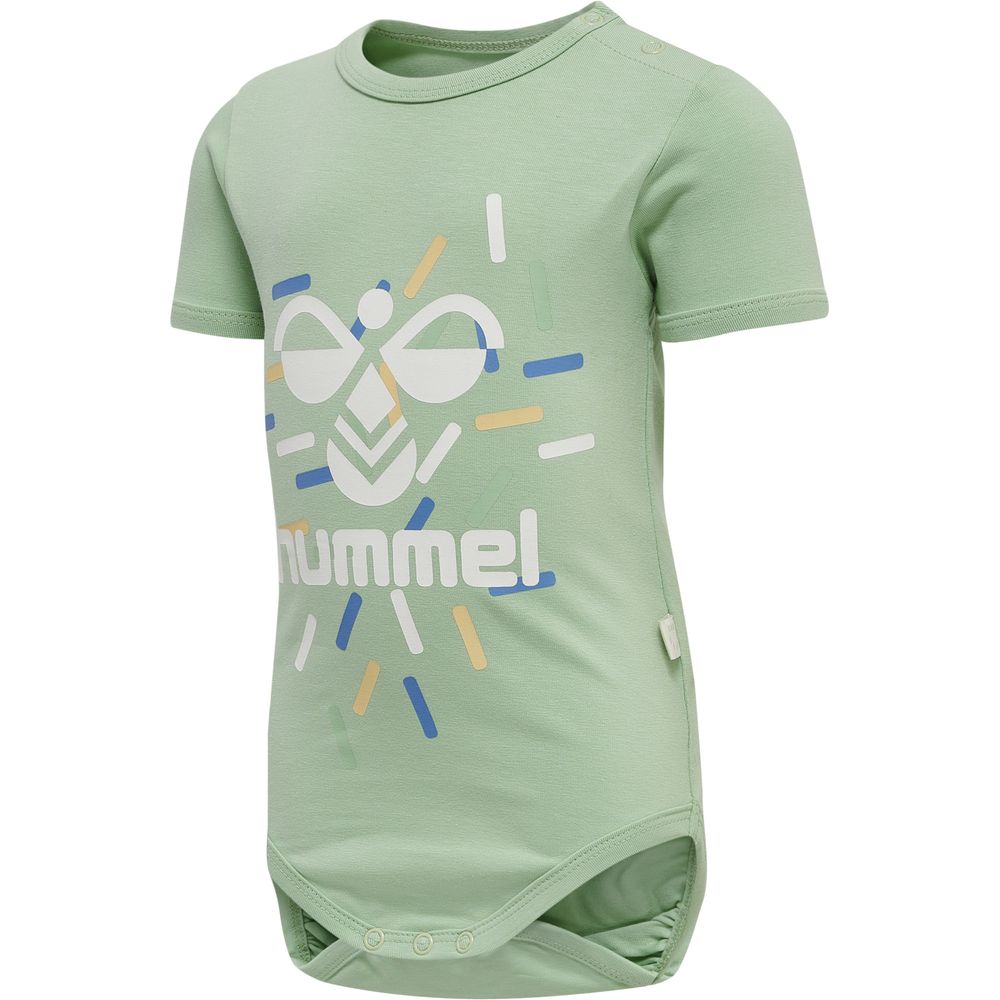 Hummel hmlLAKE BODY S/S - grayed jade