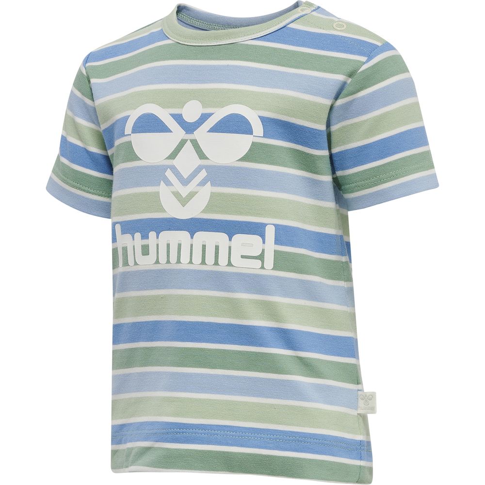 Hummel hmlPELLE T-SHIRT S/S - grayed jade