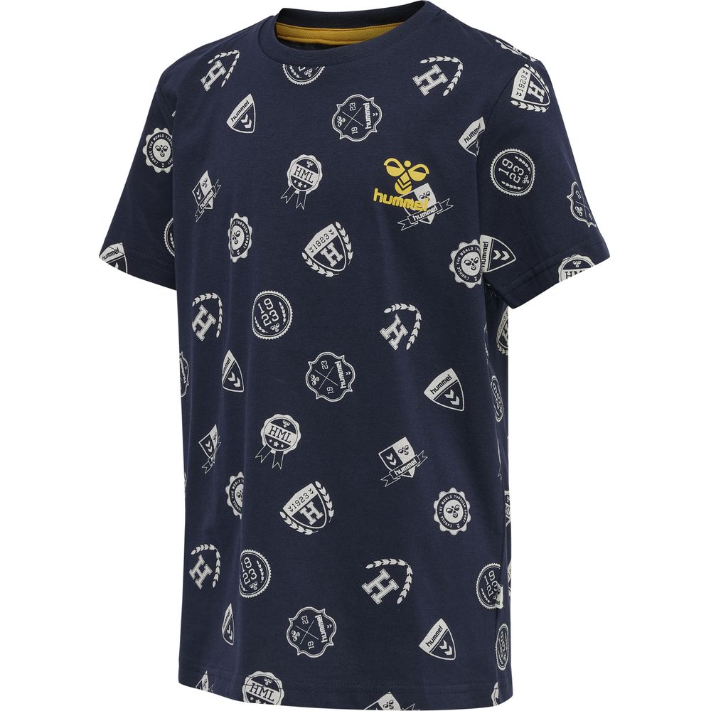 Hummel hmlART T-SHIRT S/S - black iris