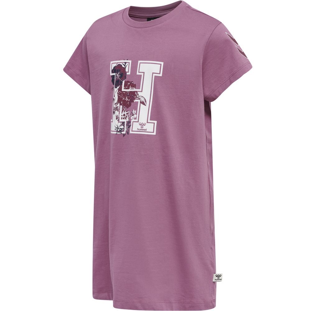 Hummel hmlARCHITECTURE T-SHIRT DRESS S/S - bordeaux