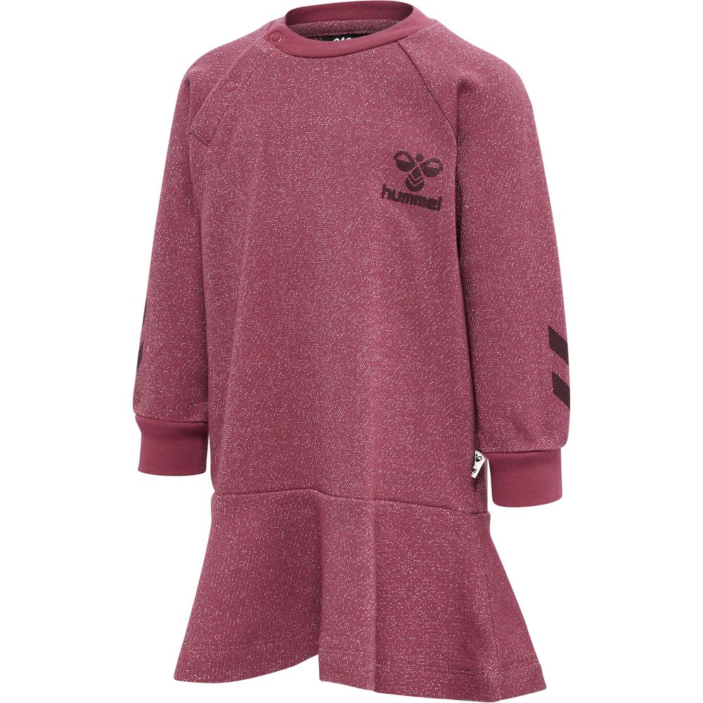 Hummel hmlSALLY DRESS L/S - earth red