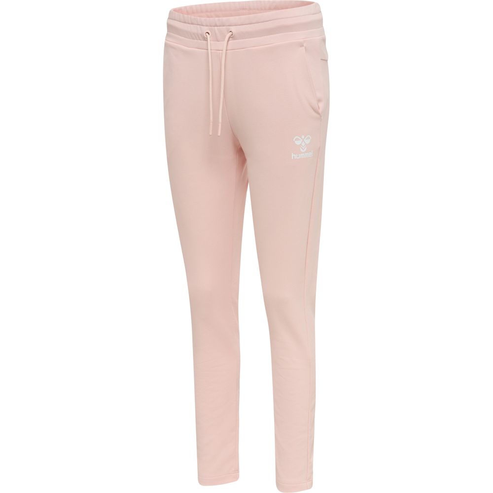 Hummel hmlNONI 2.0 TAPERED PANTS - chalk pink