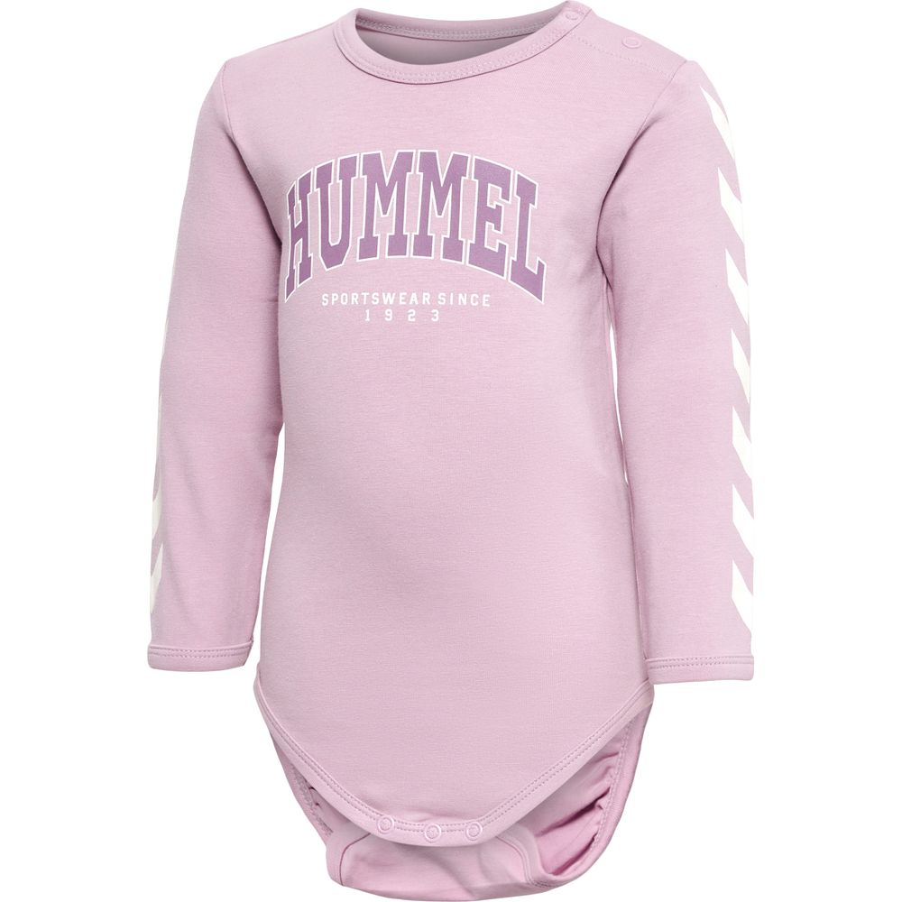 Hummel hmlFAST FLIPPER BODY L/S - mauve shadow