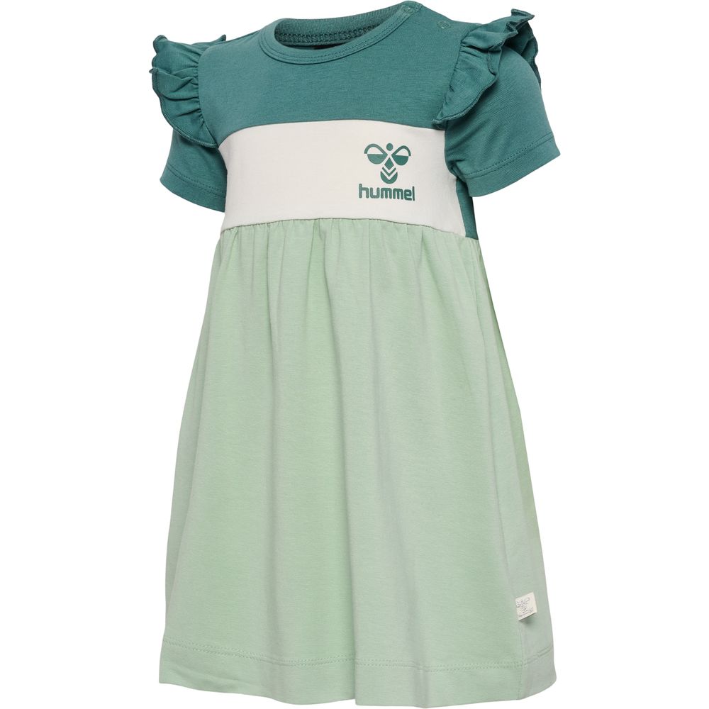Hummel hmlTALYA DRESS S/S - silt green