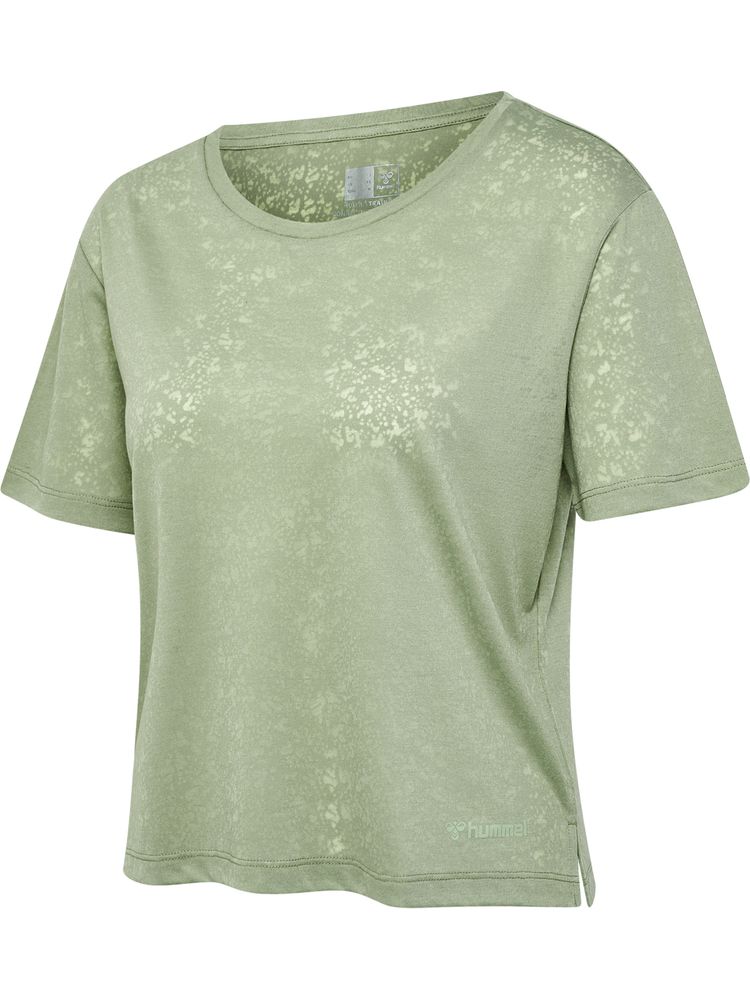 Hummel hmlMT LIGHT BURNOUT T-SHIRT - seagrass