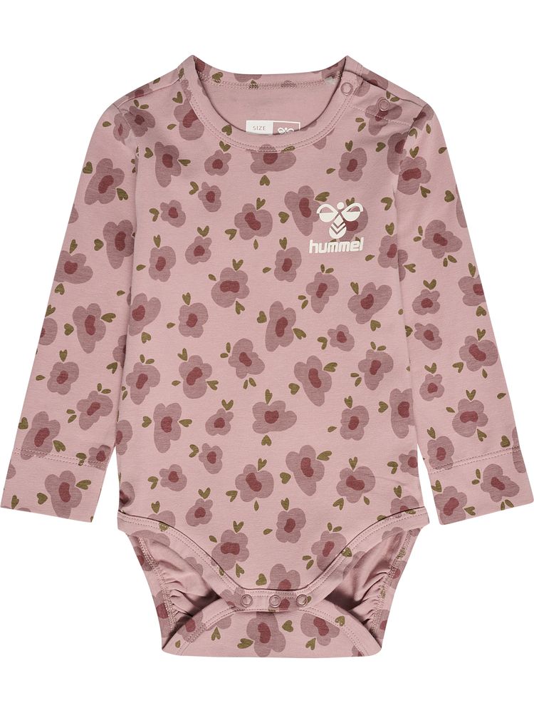 Hummel hmlFJORA BODY L/S - adobe rose