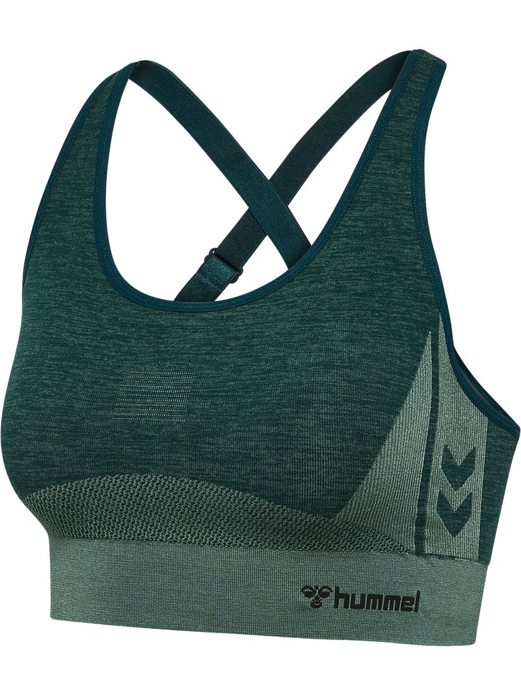 Hummel hmlCLEA SEAMLESS SPORTS TOP - green gables/garden topiary me