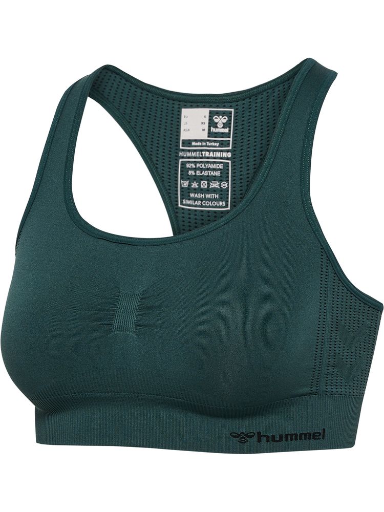 Hummel hmlSHAPING SEAMLESS SPORTS TOP - green gables