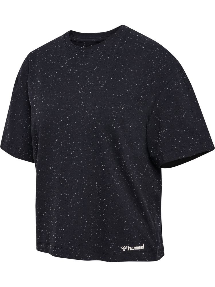 Hummel hmlMT ULTRA BOXY SHORT T-SHIRT - black melange