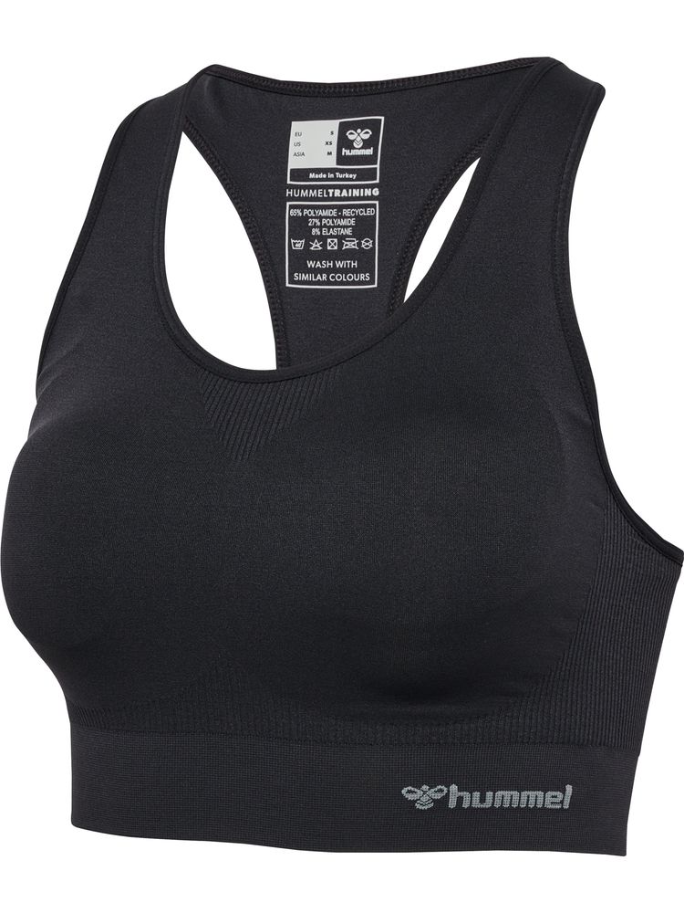 Hummel hmlTIF SEAMLESS PADDED SPORTS BRA - black
