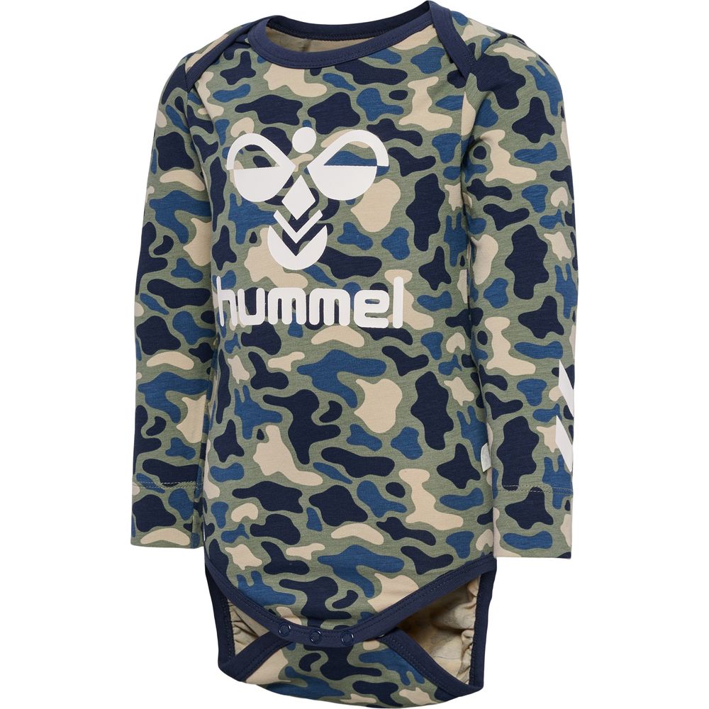Hummel hmlSTEEN AOP BODY L/S - vetiver