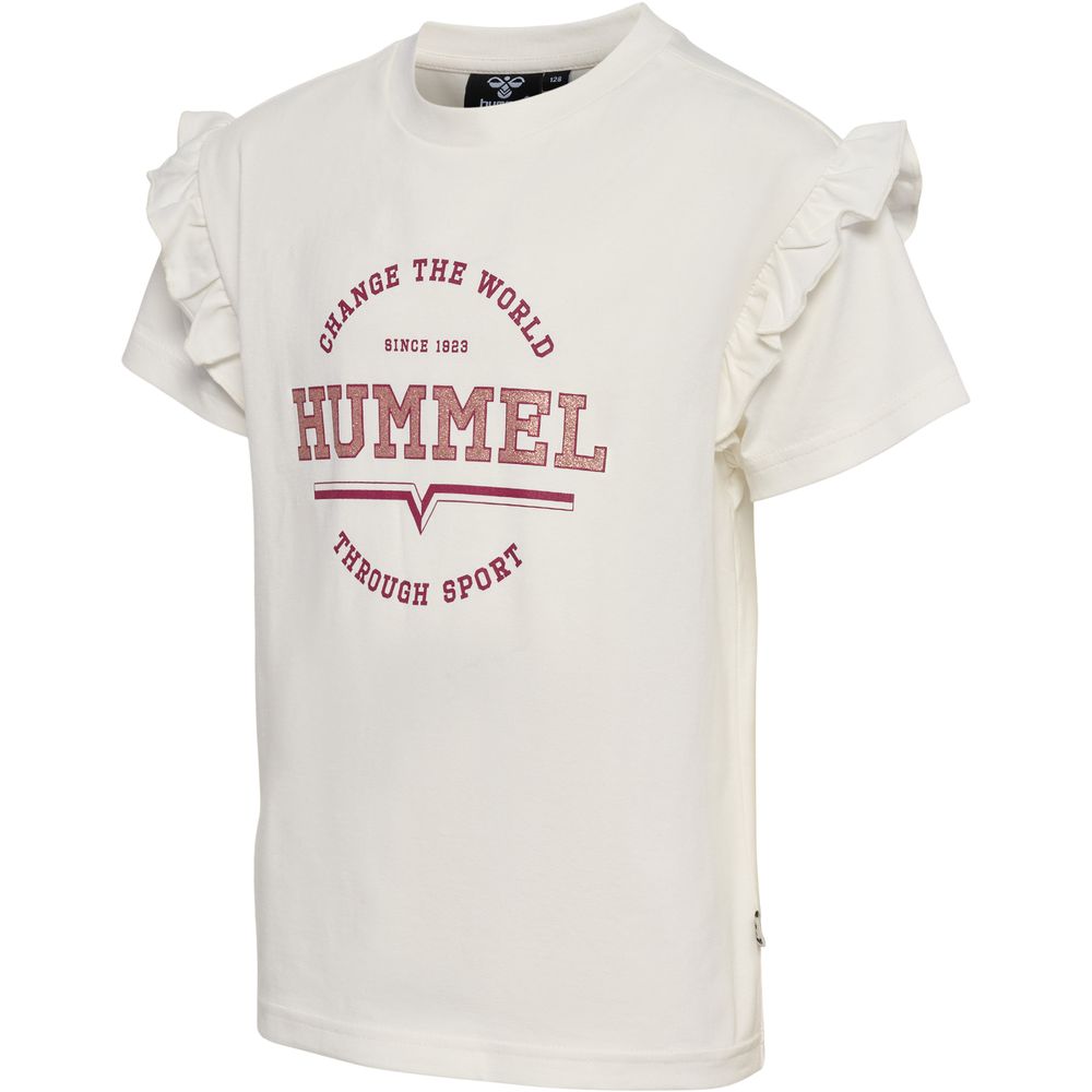 Hummel hmlVIOLET T-SHIRT S/S - marshmallow