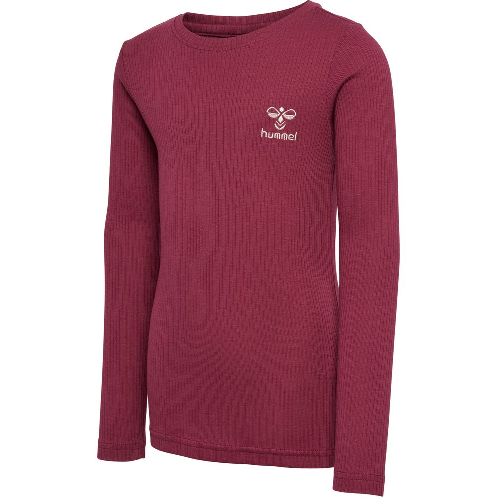 Hummel hmlREVE T-SHIRT  L/S - cordovan