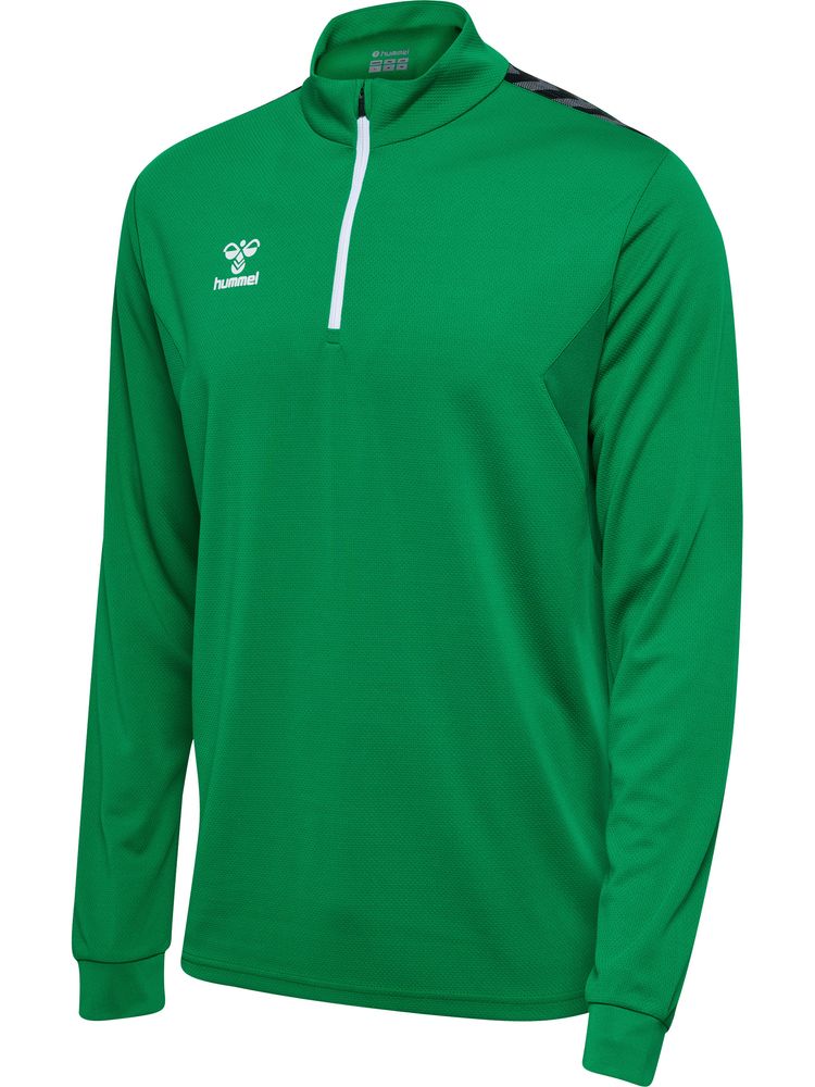 Hummel hmlAUTHENTIC HALF ZIP SWEAT - jelly bean