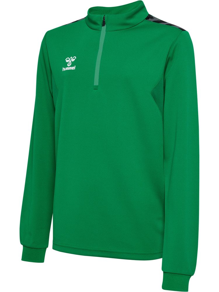 Hummel hmlAUTHENTIC HALF ZIP SWEAT KIDS - jelly bean