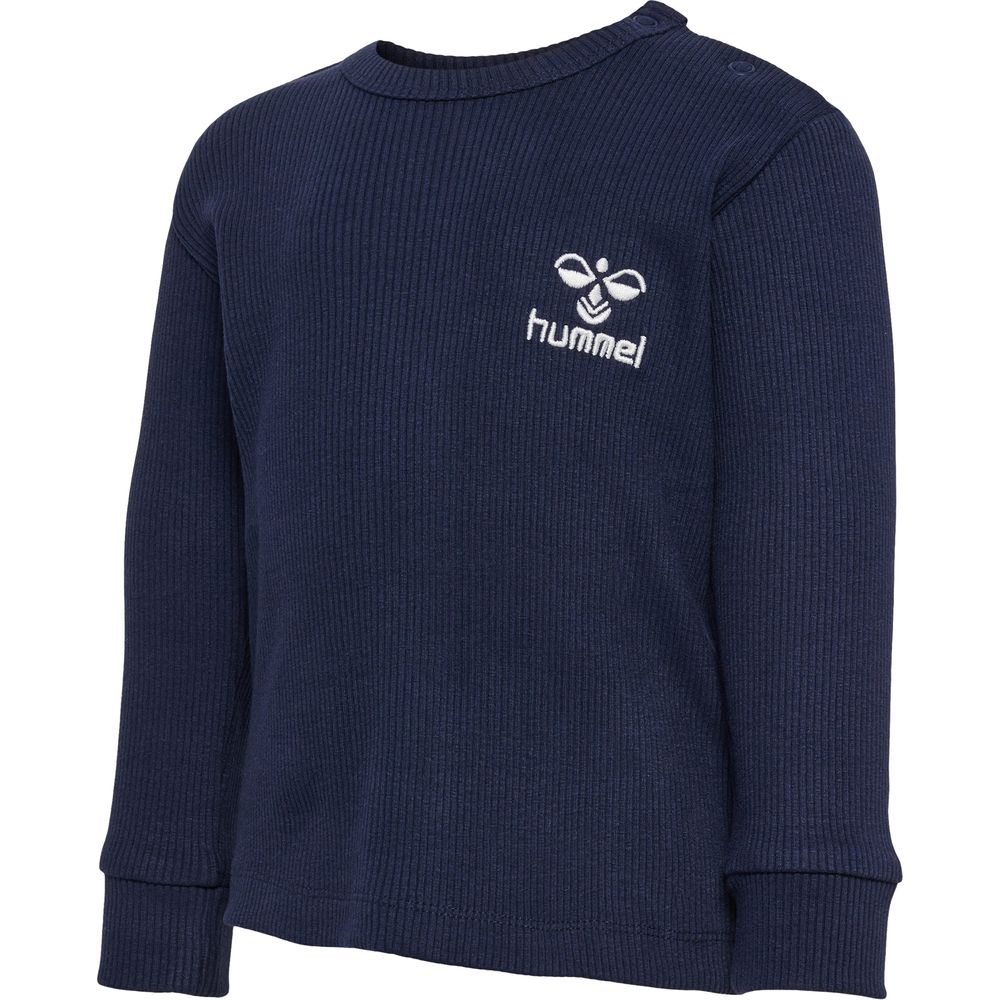 Hummel hmlSAMI T-SHIRT L/S - black iris