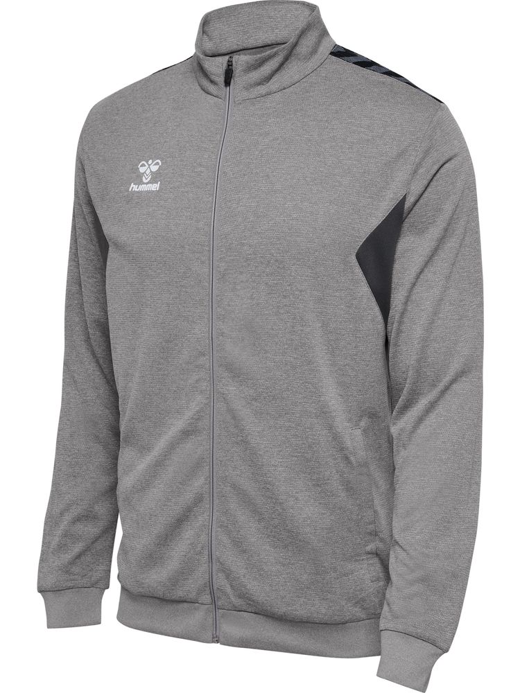 Hummel hmlAUTHENTIC PL ZIP JACKET - grey melange
