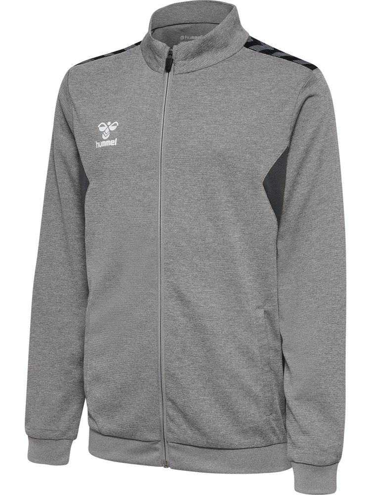Hummel hmlAUTHENTIC PL ZIP JACKET KIDS - grey melange