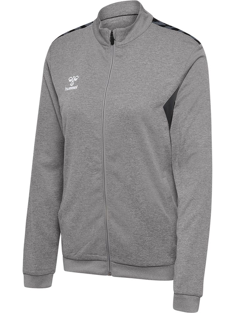 Hummel hmlAUTHENTIC PL ZIP JACKET WOMAN - grey melange