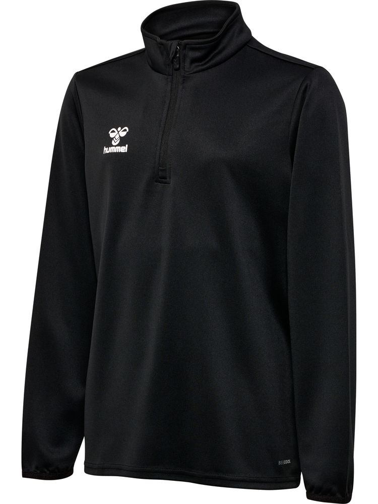 Hummel hmlESSENTIAL HALF-ZIP KIDS - black
