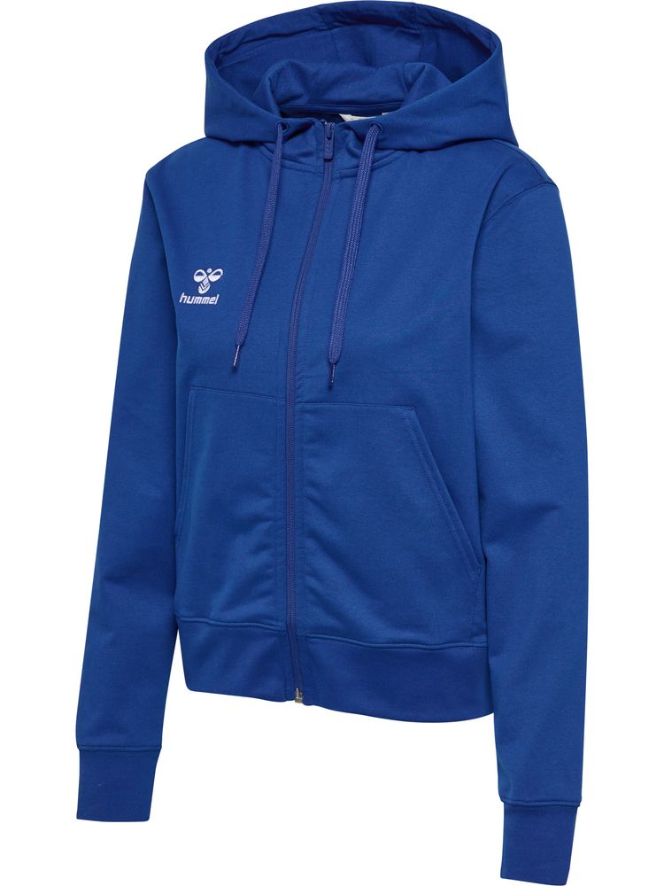 Hummel hmlGO 2.0 ZIP HOODIE WOMAN - true blue