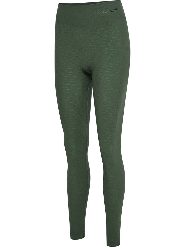 Hummel hmlMT FOCUS SEAMLESS HW TIGHTS - climbing ivy